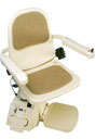 A stairlift's swivel seat